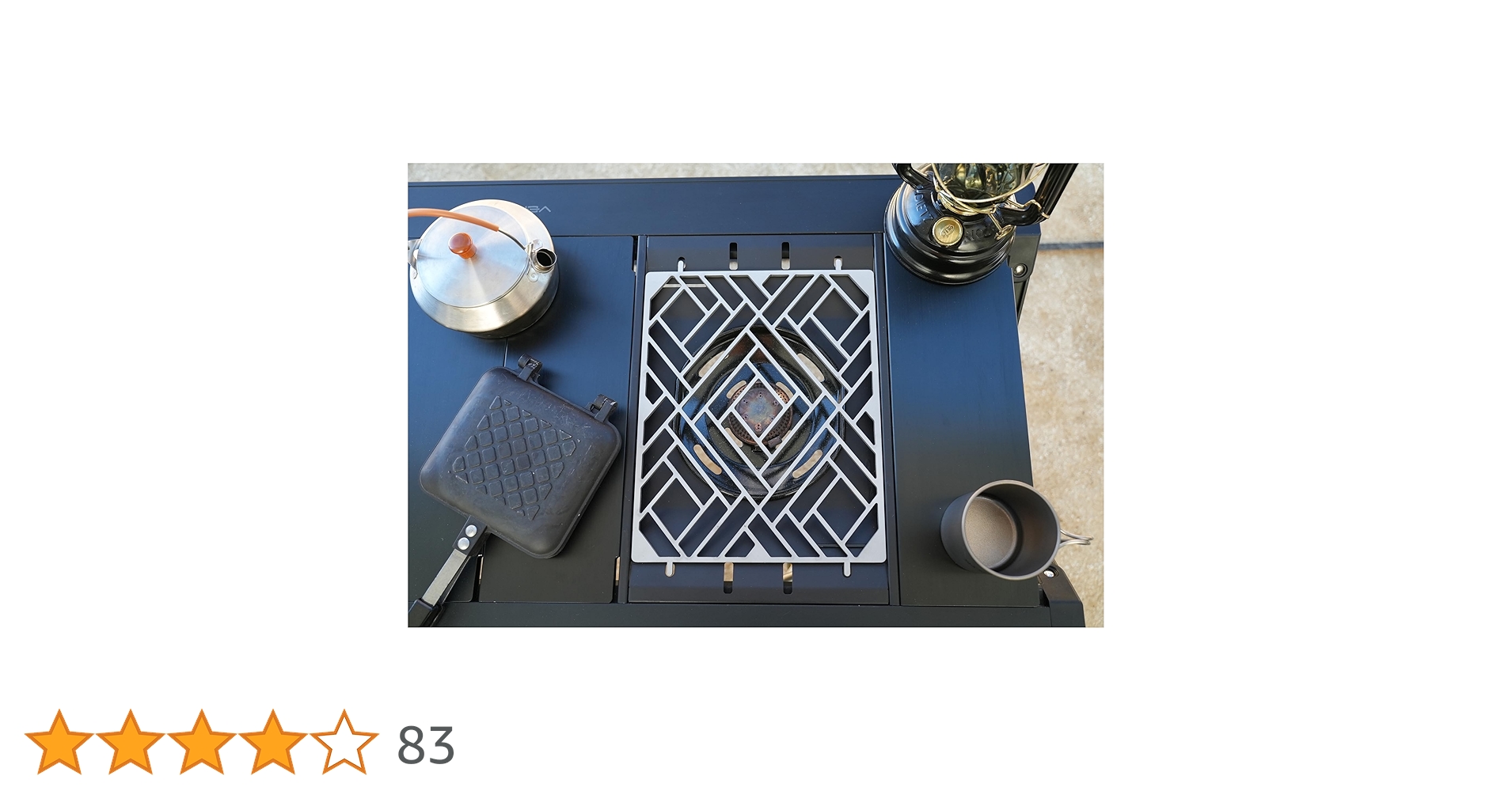 Amazon.co.jp: GRANDOOR フラットバーナー用五徳 ステンレス 天板 鉄板